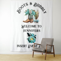 Western country cowgirl bottes tourbée turquoise t