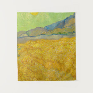 Tenture Wheatfield with a Reaper, 1889 par Vincent van Gog