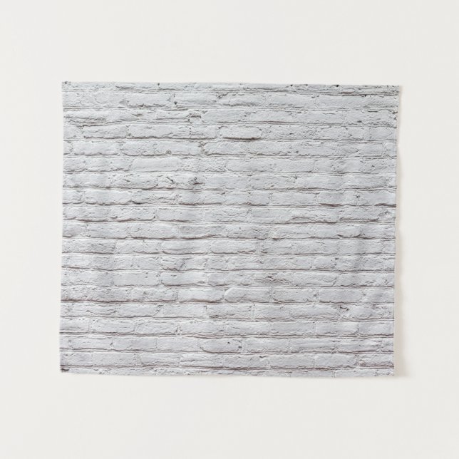 Tenture White Brick Wall (Devant (Horizontal))