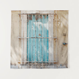 Tenture White steel window grill