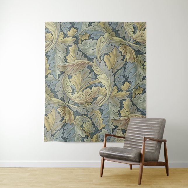 Tenture William Morris Acanthus Feuille Floral Art Nouveau (En situation)