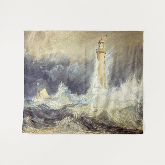 Tenture William Turner - Phare de Bell Rock (Devant (Horizontal))