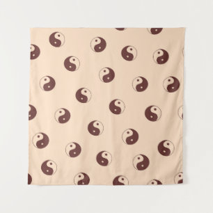 Tenture Yin Yang Chine main tirée