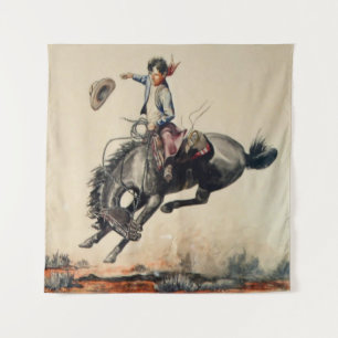Tenture « Young Cowboy » par Will James