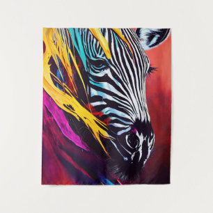 Tenture Zebra Animal Discovery Aventure Nature Planète