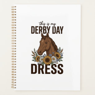 Tenue de Derby vintage cheval floral conception de