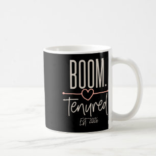 Tenured Frauen Professor Lehrer Mit Lebenszeitprof Kaffeetasse