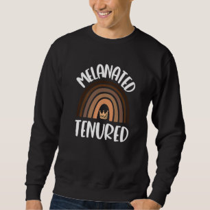 Tenured Professor Black Uni Teacher Women Mela Sweatshirt