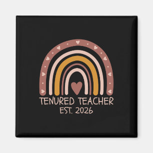 Tenured Teacher Est 2026 Tenure Beförderung Frauen Magnet