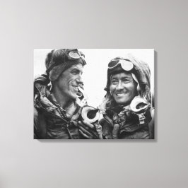 Tenzing Norgay Edmund Hillary Everest 1953 Leinwanddruck