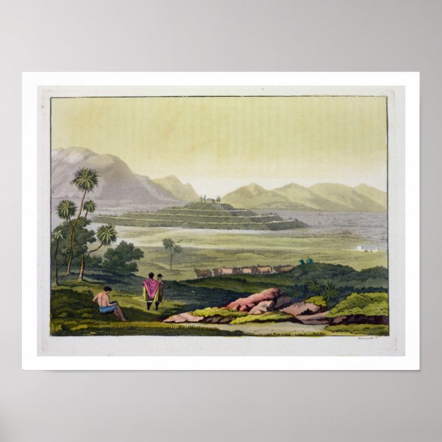 Teocalli, der Große Tempel in Tenochtitlan, Mexiko Poster (Vorne)