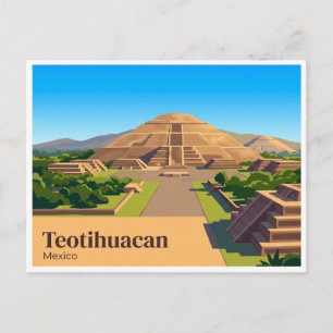 Teotihuacan Mexiko Postkarte