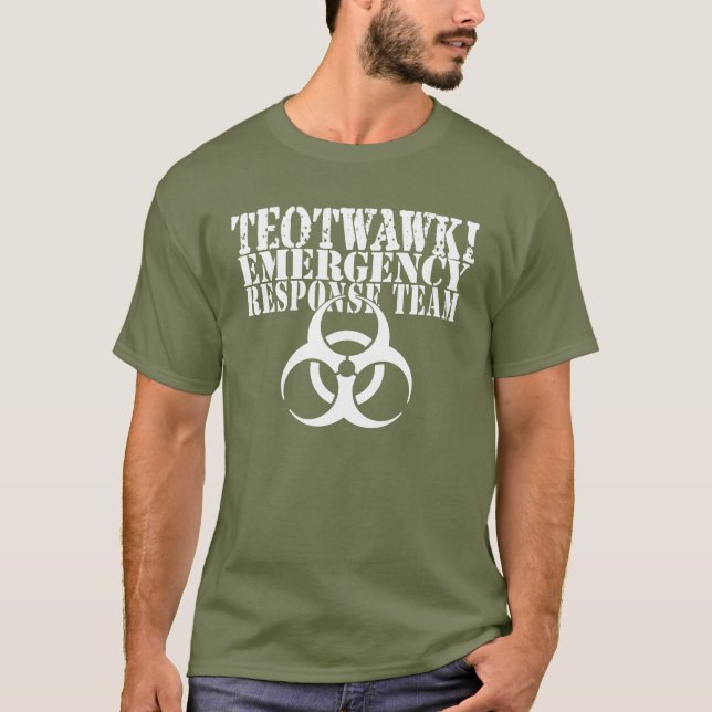 TEOTWAWKI ERT - Das Shirt der Männer (Vorderseite)