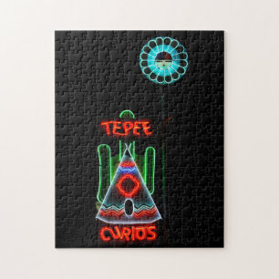 TePee Curios Neon-Schild, Route 66, Tucumcari, N.M