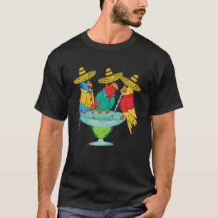 Tepic Nayarit Mexico Herzenflagge Mexicana Corazon T-Shirt