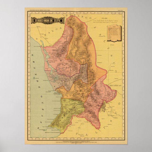 Tepic, Nayarit Poster (Vorne)