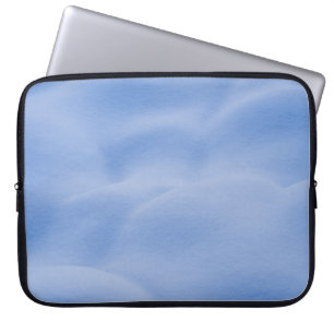 Teppich aus blau-weißem Bereich Laptopschutzhülle