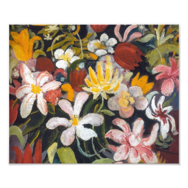 Teppich aus Blume | Auguste Macke | Fotodruck (Vorne)