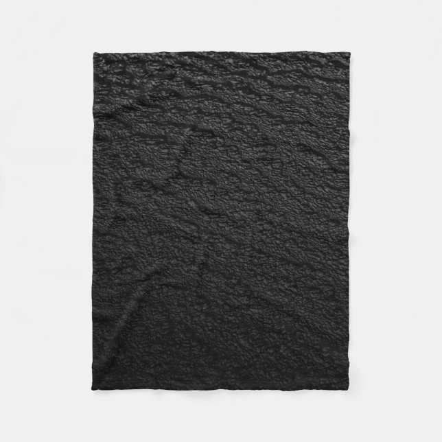 Teppich aus schwarzem und grauem Bereich Fleecedecke (Vorderseite)