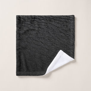 Teppich aus schwarzem und grauem Bereich Waschlappen