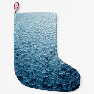 Teppich aus schwarzem und grauem Blumenbereich Kleiner Weihnachtsstrumpf