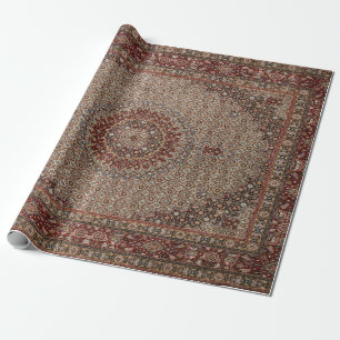 Teppich aus Vintag-persisch-türkischem Orientalisc Geschenkpapier