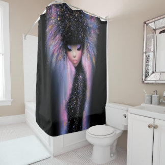 Teppich Cosmic Diva Stellar Glow Duschvorhang
