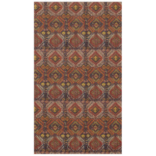 Teppich-Design in warmen Farben  Tischdecke