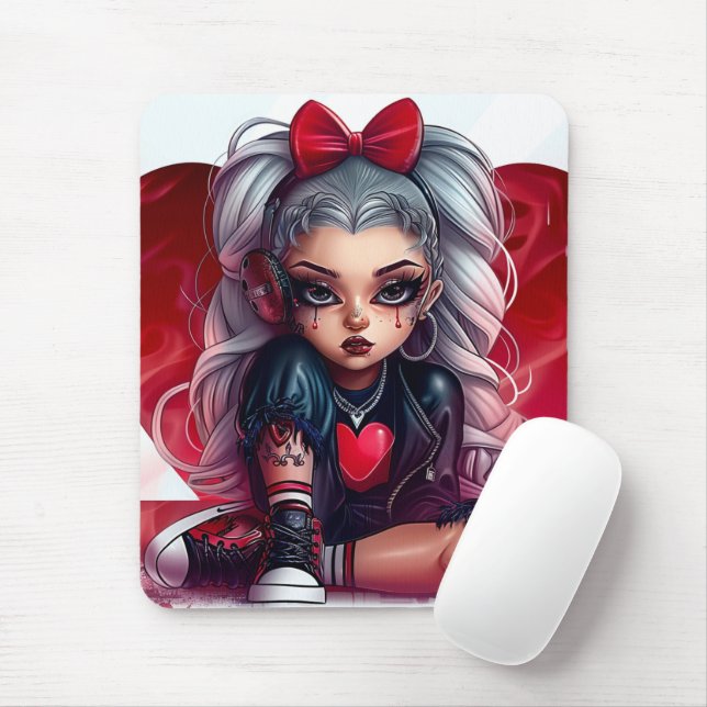 Teppich Sourie Atmosphere Melancholic 3 Mousepad (Mit Mouse)