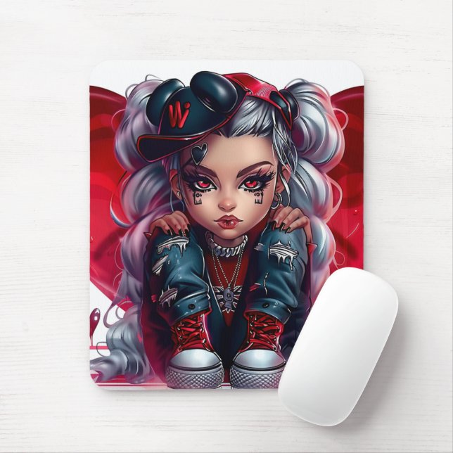 Teppich Sourie Atmosphere Melancholic 4 Mousepad (Mit Mouse)