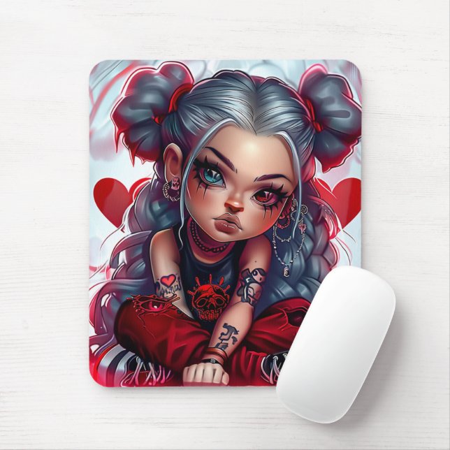Teppich Sourie Atmosphere Melancholic 6 Mousepad (Mit Mouse)