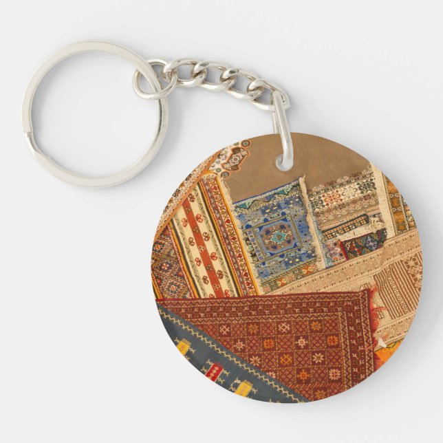 Teppichauflage Nah Schlüsselanhänger (Vorderseite)