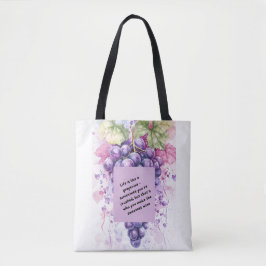 Teppichbeutel für Trauben - frisch und inspirieren Tasche