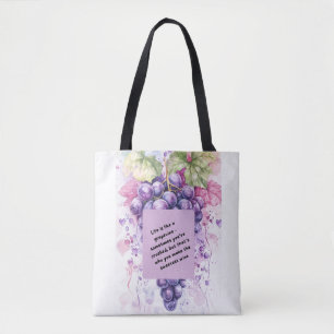 Teppichbeutel für Trauben - frisch und inspirieren Tasche