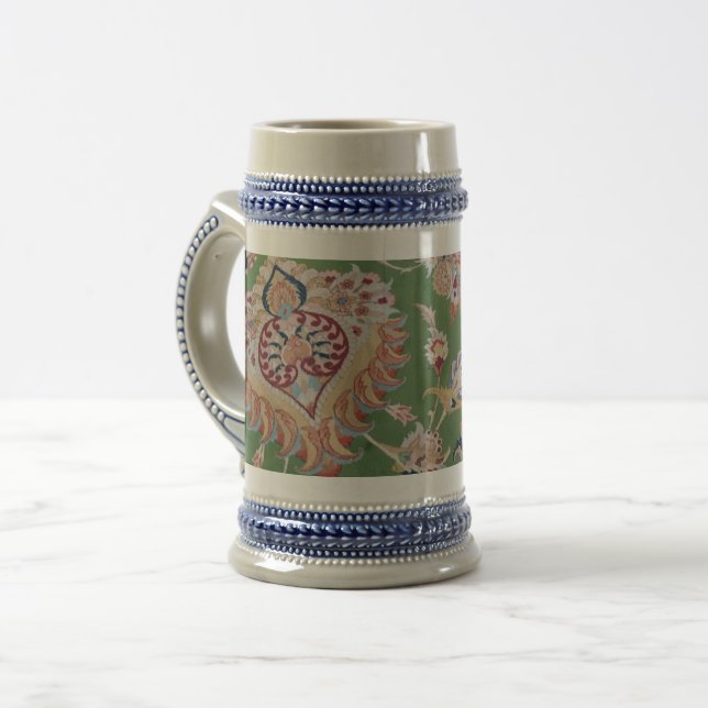 Teppichdesign 22 oz Stein Bierglas (Vorderseite Links)