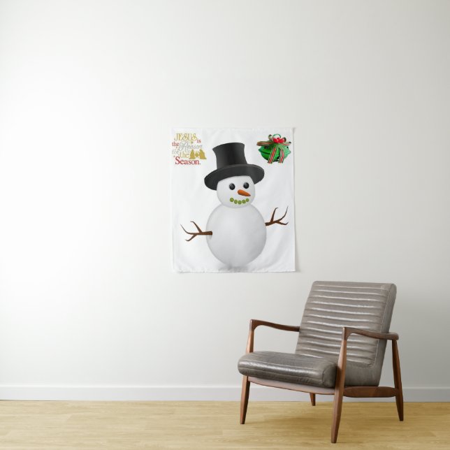 Teppiche Schneemann Wandteppich (Beispiel)