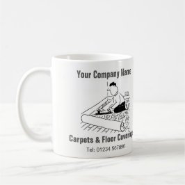 Teppiche und Fußbodenbeläge Cartoon Kaffeetasse
