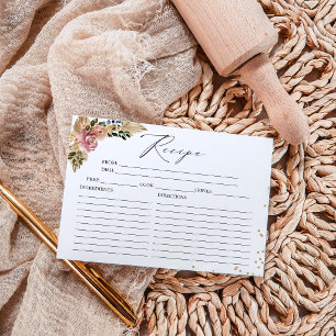 Teppichkarten für neutrale Brautparty Boho