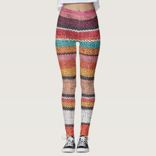 Teppichreichtum: Mexikanisch-peruanische Texturen Leggings