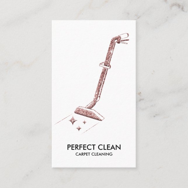 Teppichreinigung und Bodenreinigung B Visitenkarte (Vorderseite)