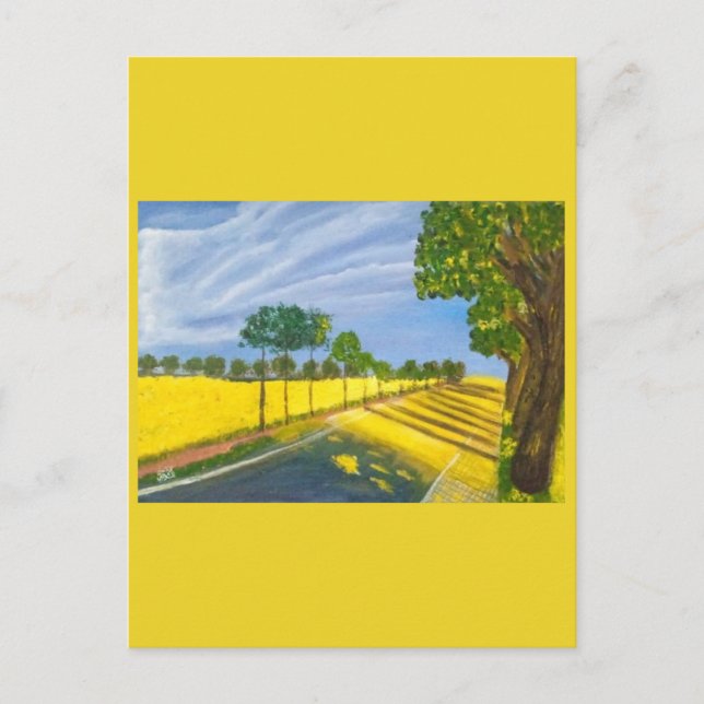 Teppichwandbehang Postkarte (Vorderseite)