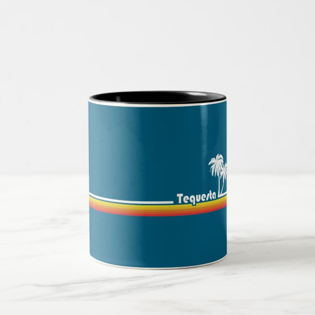 Tequesta Florida Zweifarbige Tasse (Mittel)
