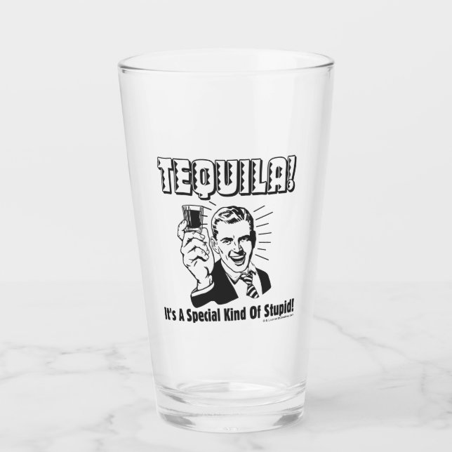 Tequila: Besondere Art von Dummkopf Glas (Vorderseite)