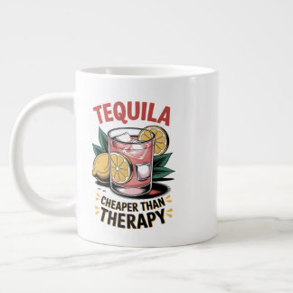 Tequila: Billiger als Therapie Jumbo-Tasse