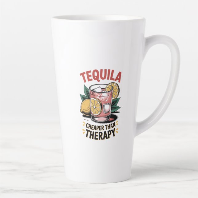 Tequila: Billiger als Therapie Milchtasse (Rechts)