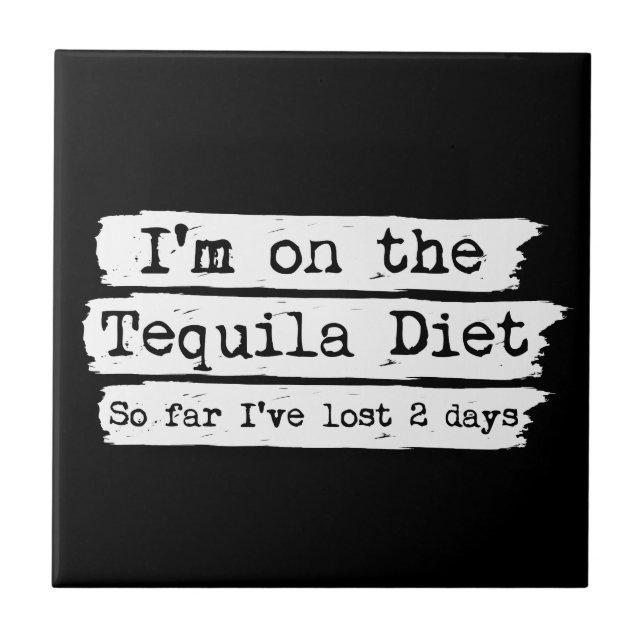 Tequila Diet Tile Fliese (Vorderseite)