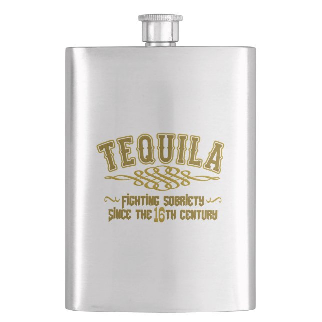TEQUILA-Flasche Flachmann (Vorderseite)