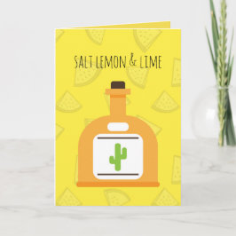 Tequila-Gruß-Karte Karte
