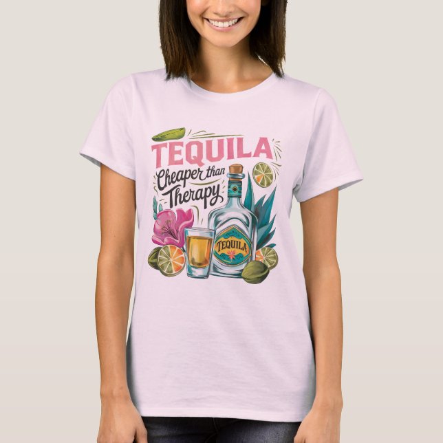 Tequila Helps T-Shirt (Vorderseite)