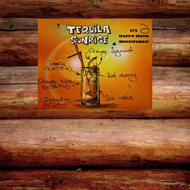 Tequila Highlights Holzdruck